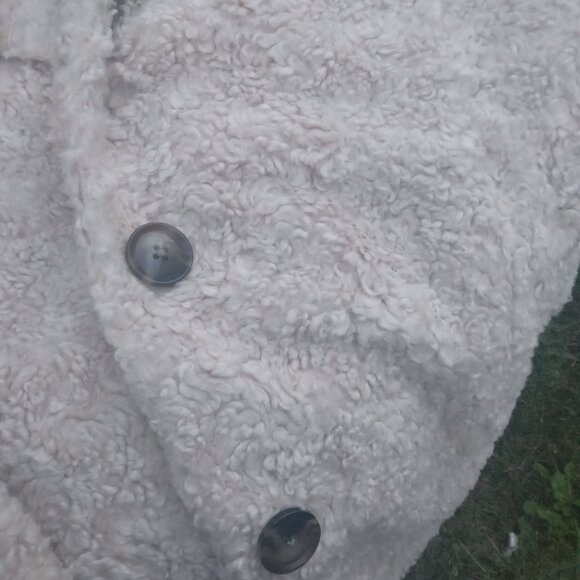 Relaxed-Fit Three-Button Teddy Coat RW CO - Picture 7 of 8